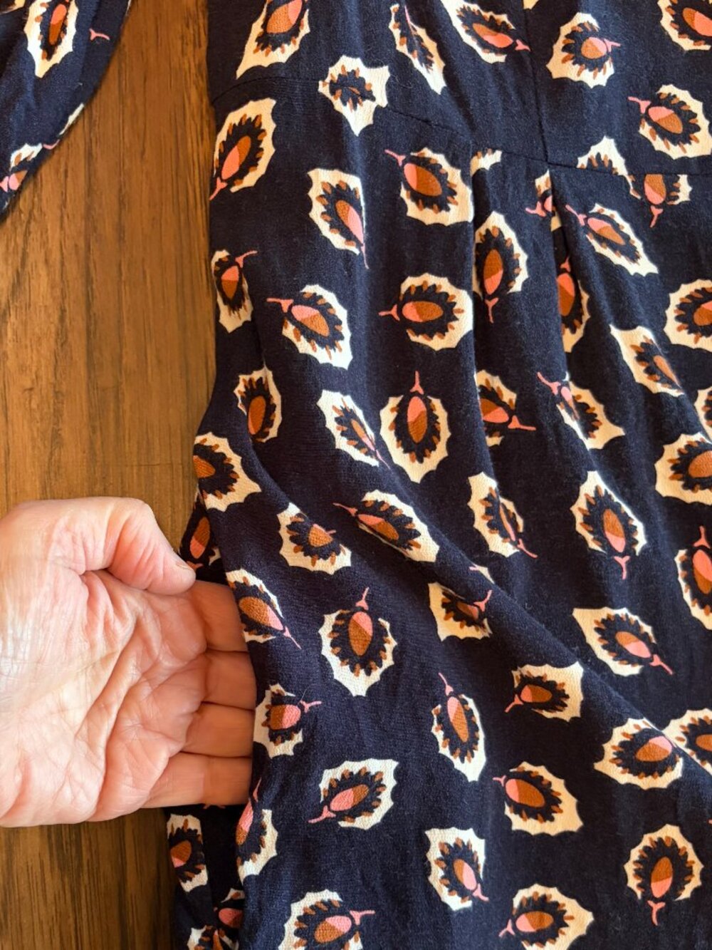 Boden dress 10 blue pink - Picture 4 of 11